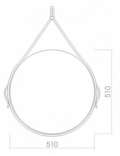 Зеркало Creto Bergen D710 Зеркало Creto Bergen D710