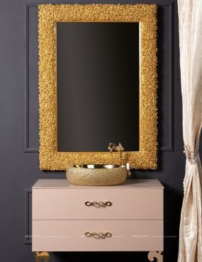 Зеркало ROSE золото 100*140см 539 Boheme