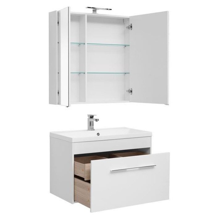 Мебель для ванной Aquanet Августа 90 белый (раковина Нота) Мебель для ванной Aquanet Августа 90 белый (раковина Нота)