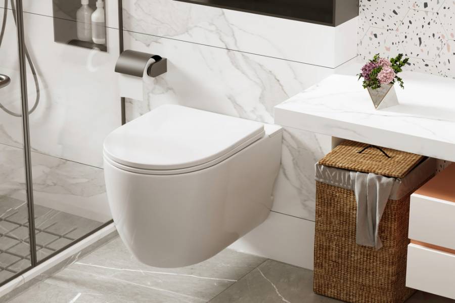 Подвесной унитаз Abber Bequem AC1105P Подвесной унитаз Abber Bequem AC1105P