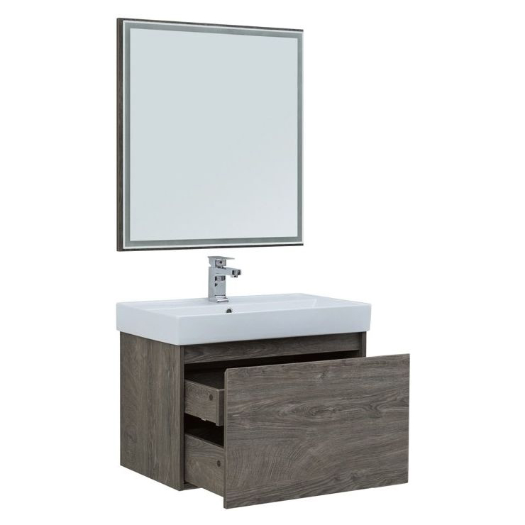 Мебель для ванной Aquanet Nova Lite 75 дуб рошелье (1 ящик) Мебель для ванной Aquanet Nova Lite 75 дуб рошелье (1 ящик)