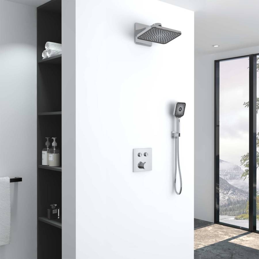 Душевой комплект VSFW-421I4CH встраиваемый, двухрежимный, хром Душевой комплект VSFW-421I4CH встраиваемый, двухрежимный, хром