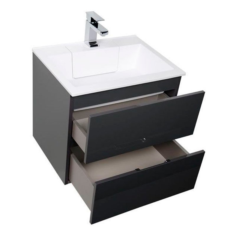 Мебель для ванной Aquanet Алвита 60 серый антрацит Мебель для ванной Aquanet Алвита 60 серый антрацит