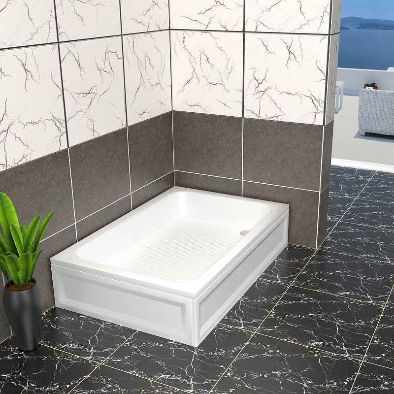 Акриловый поддон для душа RGW Acrylic B/CL-S-A 120x90 16180292-51-A Белый Акриловый поддон для душа RGW Acrylic B/CL-S-A 120x90 16180292-51-A Белый