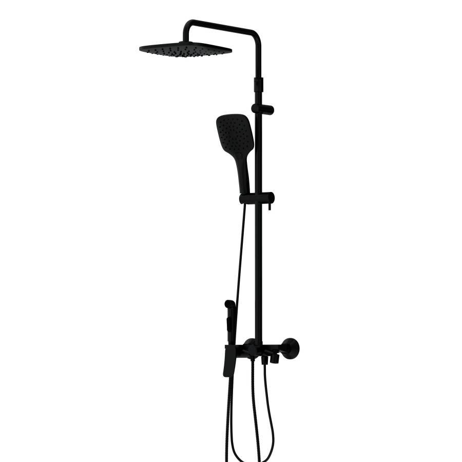 DX220920300_xxx Apollo, душевая система со смесителем-полкой: верхний душ 230*230мм, ручной душ DX220920300_xxx Apollo, душевая система со смесителем-полкой: верхний душ 230*230мм, ручной душ