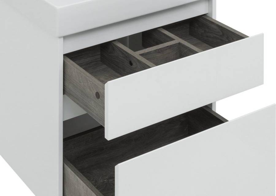 Мебель для ванной Aquanet Nova Lite 60 белый (2 ящика) Мебель для ванной Aquanet Nova Lite 60 белый (2 ящика)