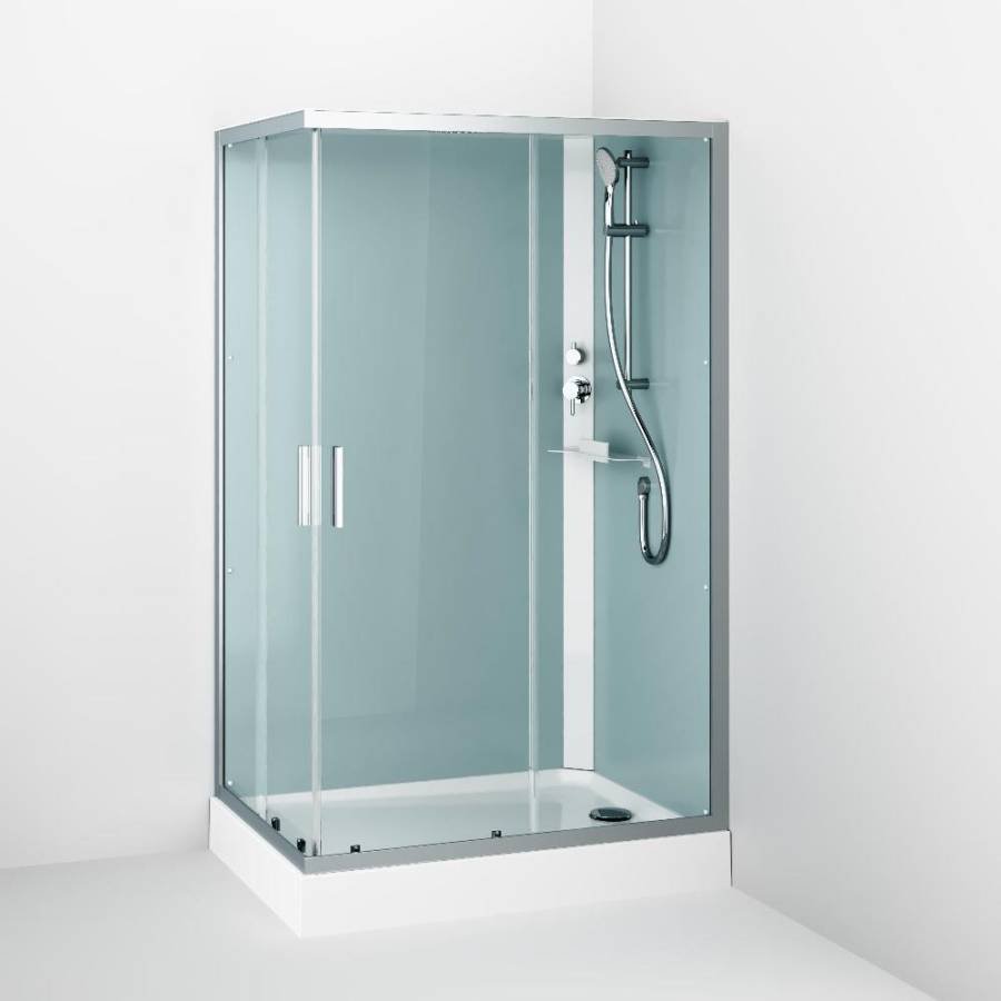 W90C-404-12080MT Gem кабина душевая 120x80, прямоугольная, профиль матовый Хром, стекло прозрачное W90C-404-12080MT Gem кабина душевая 120x80, прямоугольная, профиль матовый Хром, стекло прозрачное