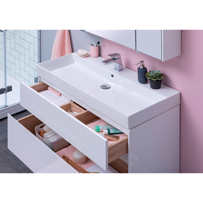 Мебель для ванной Aquanet Бруклин 100 белый Мебель для ванной Aquanet Бруклин 100 белый