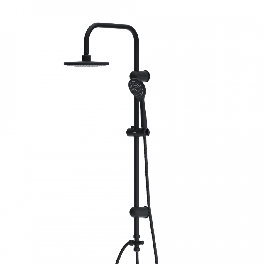 D0708000BL Comfort душевая система с тропическим душем, ручной душ 1F,  цвет Черный D0708000BL Comfort душевая система с тропическим душем, ручной душ 1F,  цвет Черный
