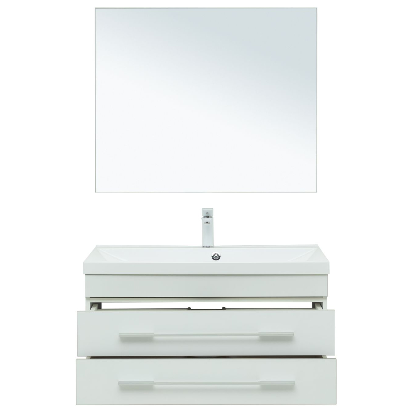 Мебель для ванной Aquanet Верона 90 белый матовый Мебель для ванной Aquanet Верона 90 белый матовый