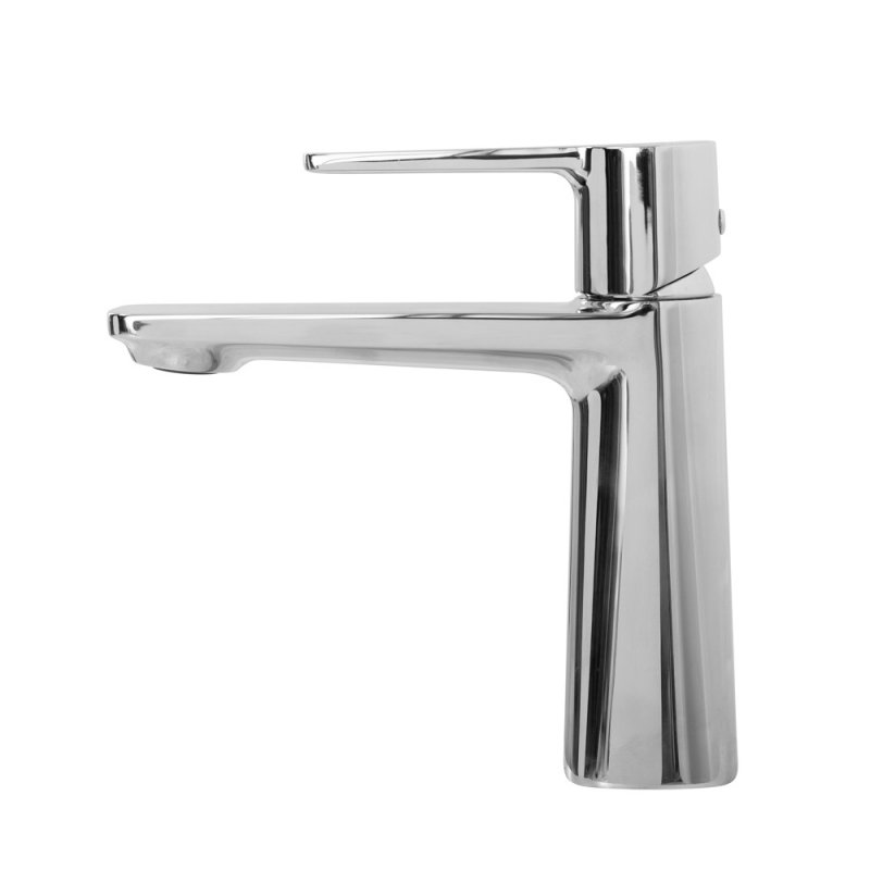 LUX-LS-01-W0 Смеситель для раковины однорычажный, без донного клапана, хром LUX-LS-01-W0 Смеситель для раковины однорычажный, без донного клапана, хром