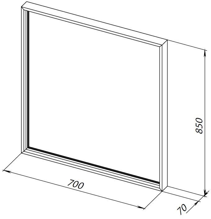 Зеркало Allen Brau Liberty 70 1.330013.60 медь браш Зеркало Allen Brau Liberty 70 1.330013.60 медь браш