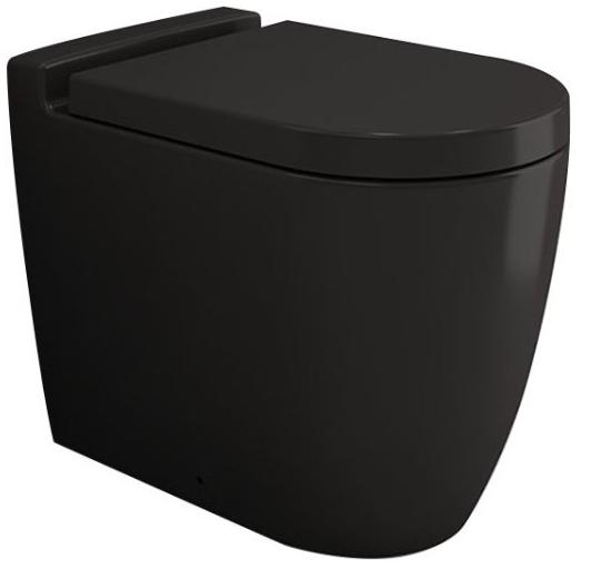 Чаша приставного унитаза Bocchi Venezia 1301-004-0129 черная матовая Чаша приставного унитаза Bocchi Venezia 1301-004-0129 черная матовая