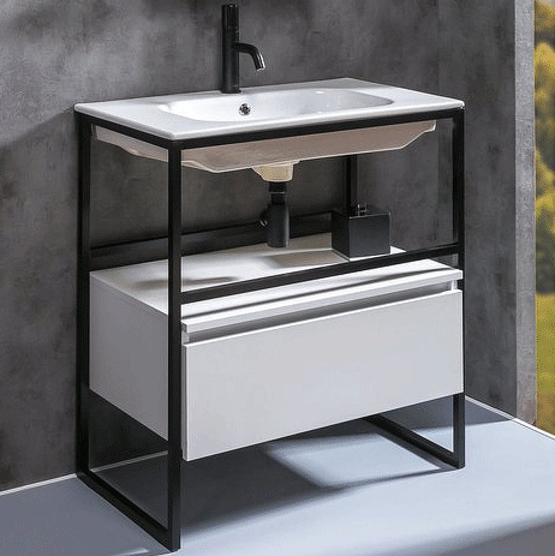 Ящик под консоль LOFT 80 белый, 1 полка 894-080-W Boheme Ящик под консоль LOFT 80 белый, 1 полка 894-080-W Boheme