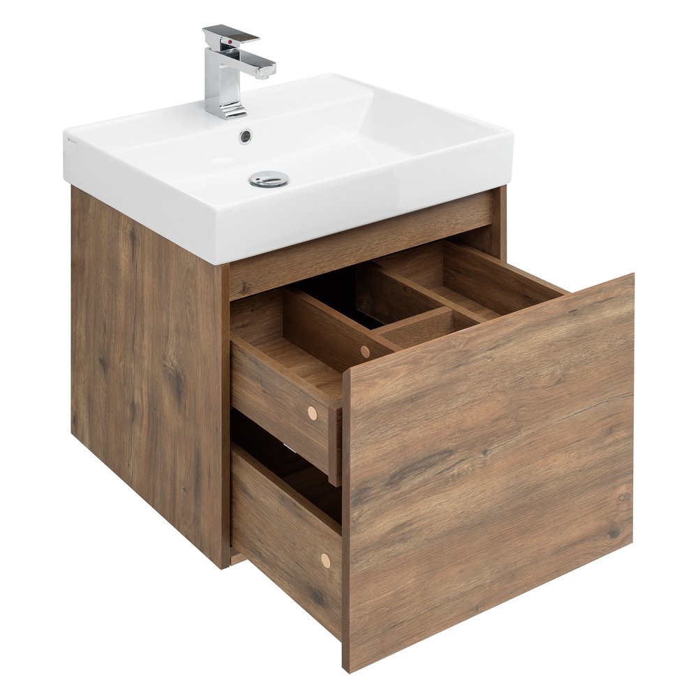 Мебель для ванной Aquanet Nova Lite 60 дуб рустикальный (1 ящик) Мебель для ванной Aquanet Nova Lite 60 дуб рустикальный (1 ящик)
