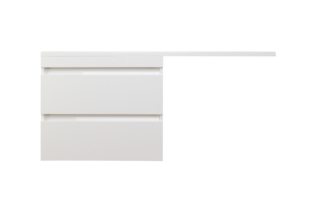 Тумба с раковиной подвесная Style Line Даллас 130 L Люкс PLUS, белая, шт Тумба с раковиной подвесная Style Line Даллас 130 L Люкс PLUS, белая, шт