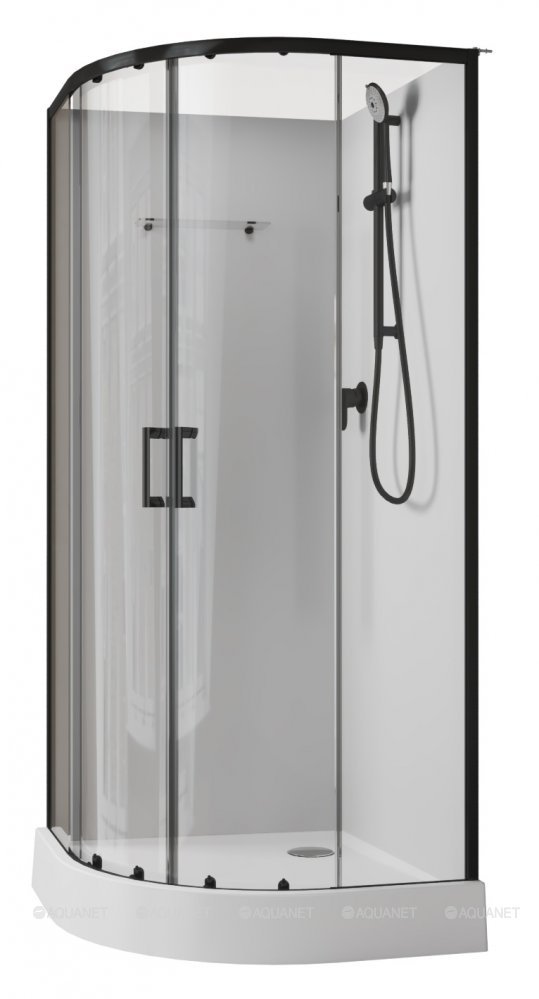 Душевая кабина Aquanet Passion EVO R black 90x90 набор 1 Душевая кабина Aquanet Passion EVO R black 90x90 набор 1