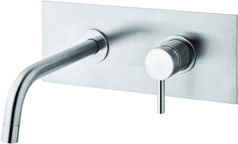 Смеситель для раковины Paffoni Light LIG105ST (с внутренней частью) сталь Смеситель для раковины Paffoni Light LIG105ST (с внутренней частью) сталь