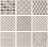 Плитка напольная 1575Т Карнаби-Стрит орнамент бежевый 20*20*8 (23шт/0.92м2), м2