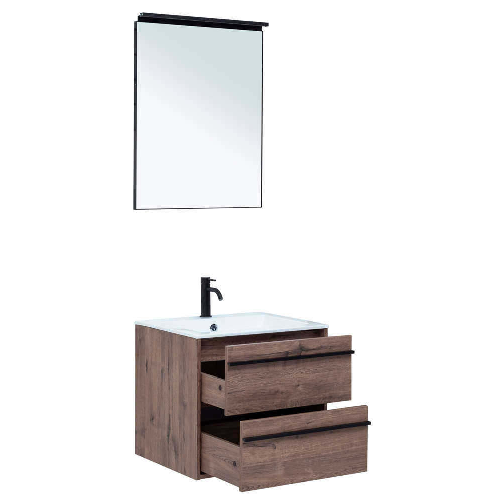 Мебель для ванной Aquanet Lino 60 Дуб Веллингтон Мебель для ванной Aquanet Lino 60 Дуб Веллингтон