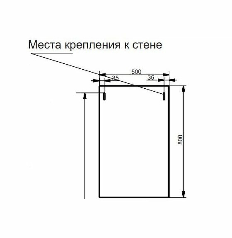 Зеркало Elin (ШхГхВ) 900х20х750 Зеркало Elin (ШхГхВ) 900х20х750