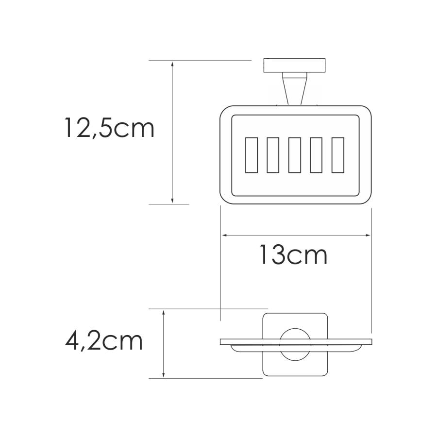 Rhin K-8769 Мыльница решетка Rhin K-8769 Мыльница решетка