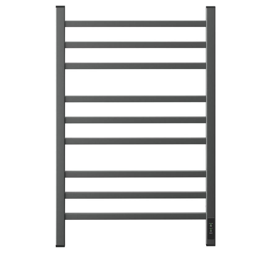 Полотенцесушитель электрический Point Вега PN71858GB П9 500x800, диммер справа, графит блеск Полотенцесушитель электрический Point Вега PN71858GB П9 500x800, диммер справа, графит блеск