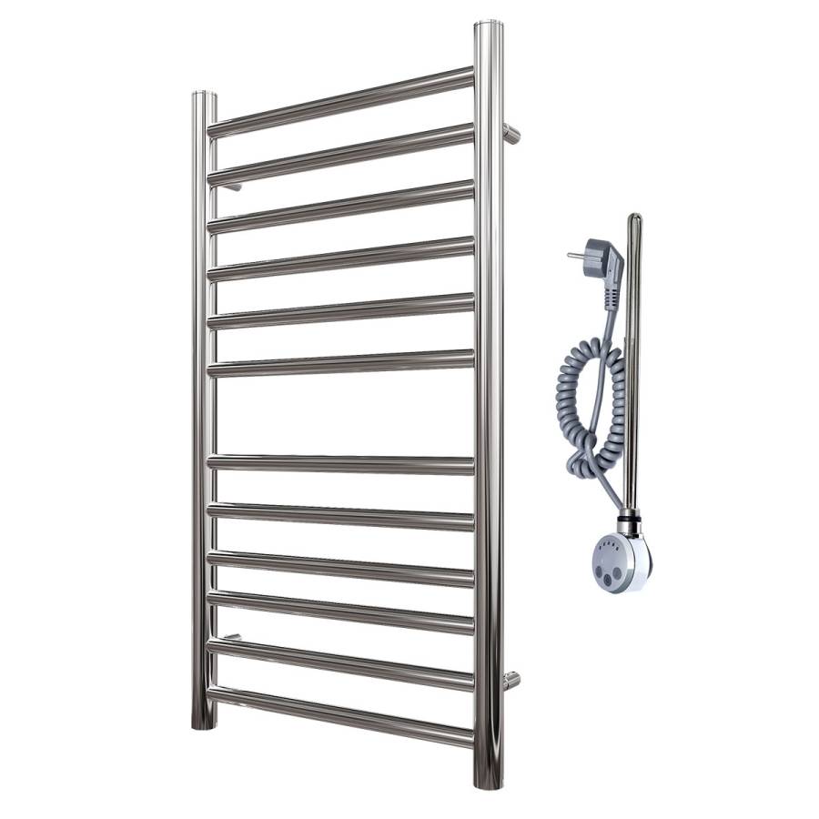 Полотенцесушитель электрический Point Аврора PN10148SE П12 400x800 левый/правый, хром Полотенцесушитель электрический Point Аврора PN10148SE П12 400x800 левый/правый, хром