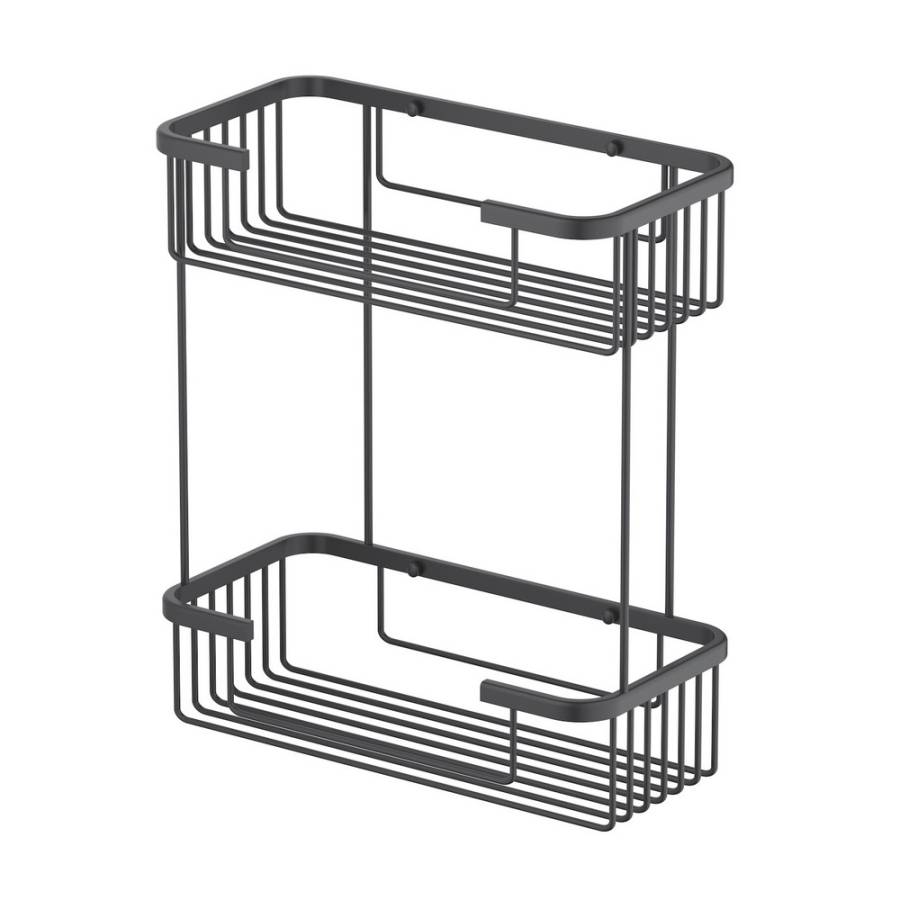 Полка двойная Timo Saona 13083/03 черный Полка двойная Timo Saona 13083/03 черный