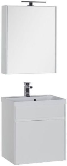 Мебель для ванной Aquanet Латина 60 белый (1 ящик) Мебель для ванной Aquanet Латина 60 белый (1 ящик)