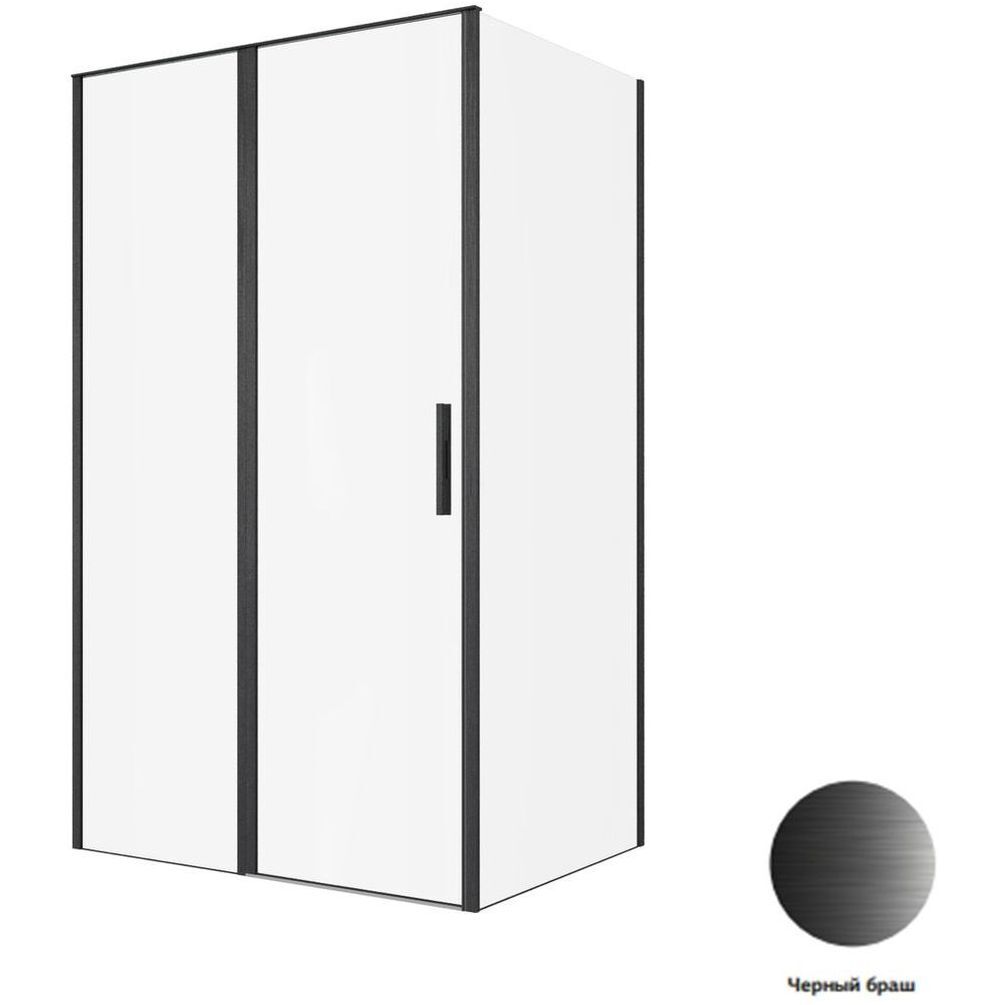 Душевой уголок Allen Brau Priority 120x90 3.31033.BBA + 3.31045.BBA черный браш Душевой уголок Allen Brau Priority 120x90 3.31033.BBA + 3.31045.BBA черный браш