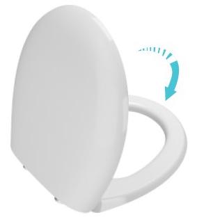 Крышка-сиденье для унитаза Bocchi Taormina Pro A0323-001 с микролифтом, белое Крышка-сиденье для унитаза Bocchi Taormina Pro A0323-001 с микролифтом, белое