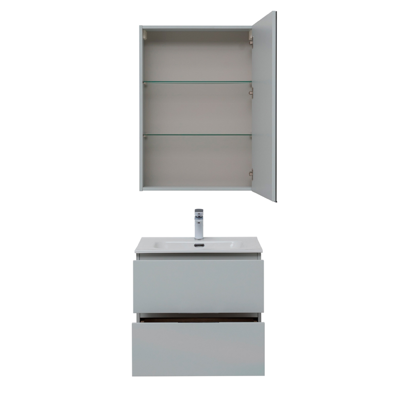 Мебель для ванной Aquanet Алвита New 60 2 ящика, серый Мебель для ванной Aquanet Алвита New 60 2 ящика, серый