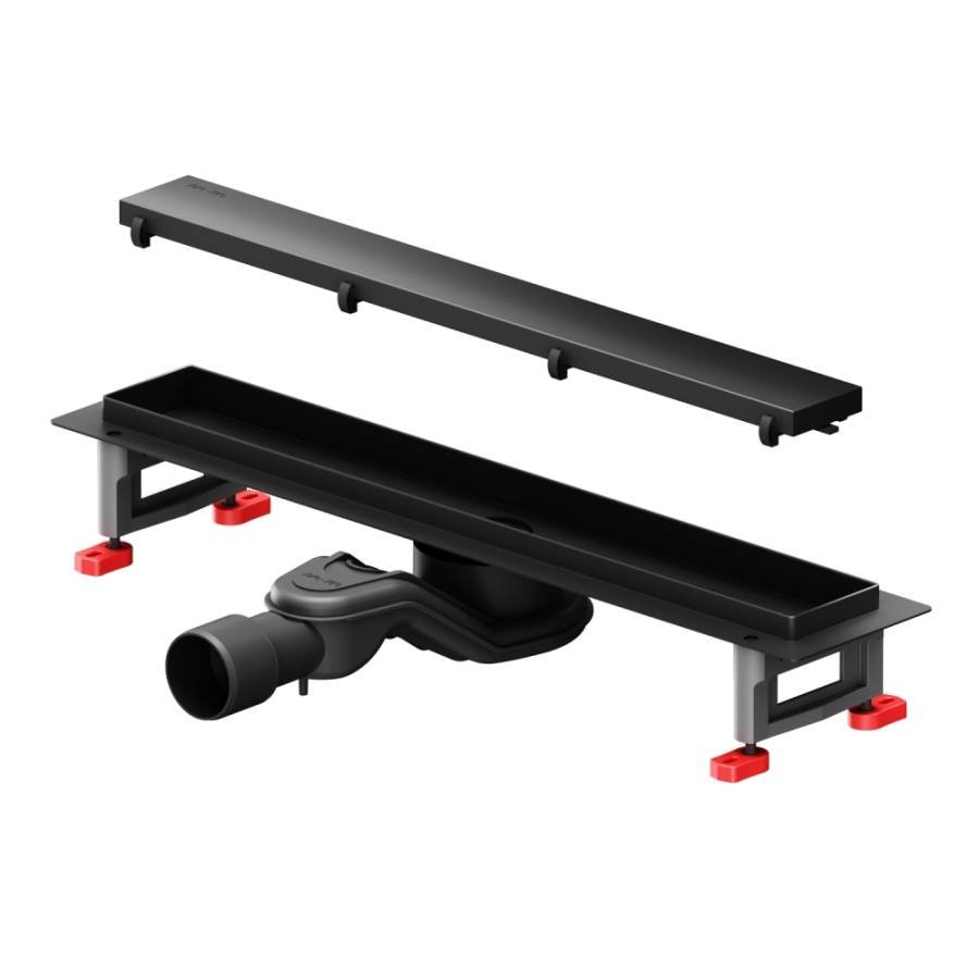 W01SC-U11-050-04BM MasterFlow Трап для душа линейный универс затвор Tile 50см цвет черн мат W01SC-U11-050-04BM MasterFlow Трап для душа линейный универс затвор Tile 50см цвет черн мат