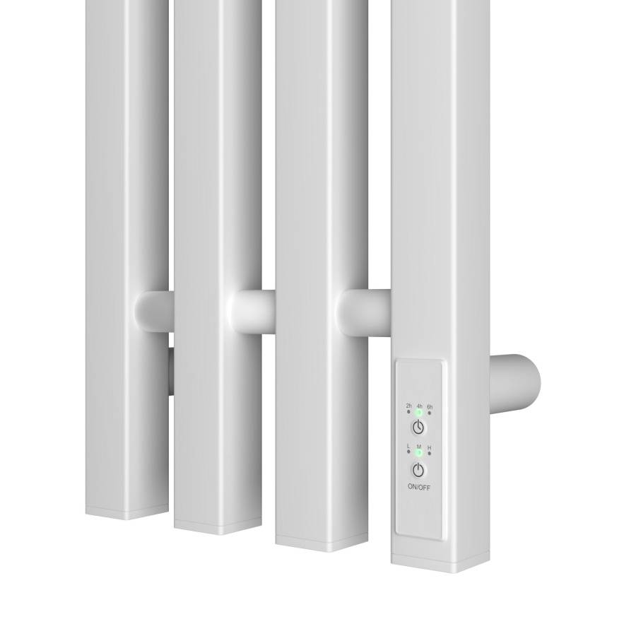 Полотенцесушитель электрический Point Гермес PN13832W П3 180x1200 диммер справа, белый Полотенцесушитель электрический Point Гермес PN13832W П3 180x1200 диммер справа, белый