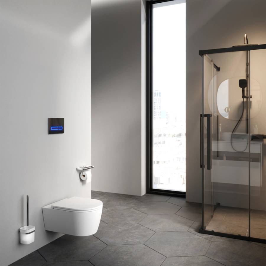 C8F1701MWSC Func подвесной унитаз 54 см FlashClean с сиденьем микролифт, бел мат C8F1701MWSC Func подвесной унитаз 54 см FlashClean с сиденьем микролифт, бел мат