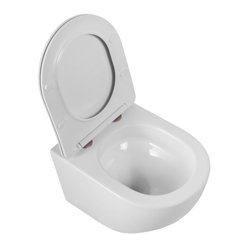 Унитаз подвесной безободковый с сиденьем и смывом TORNADO BelBagno SFERA-TOR Унитаз подвесной безободковый с сиденьем и смывом TORNADO BelBagno SFERA-TOR