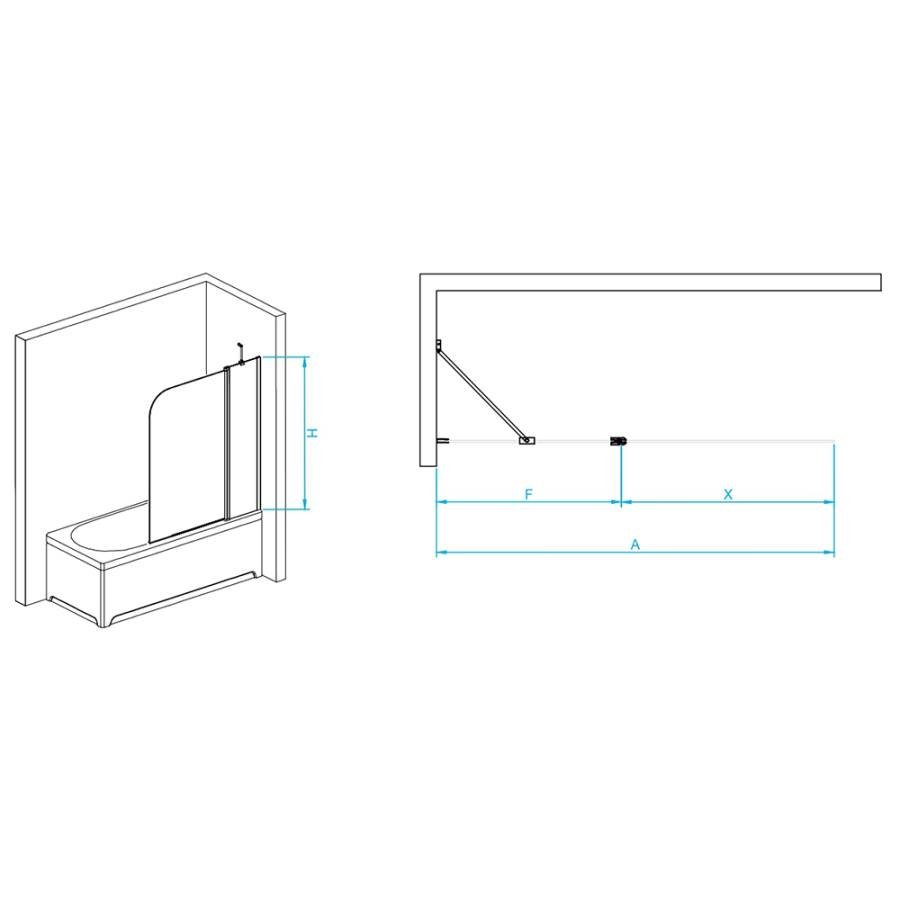 Шторка на ванну RGW SC-011B, RGW 351101109-14 Шторка на ванну RGW SC-011B, RGW 351101109-14