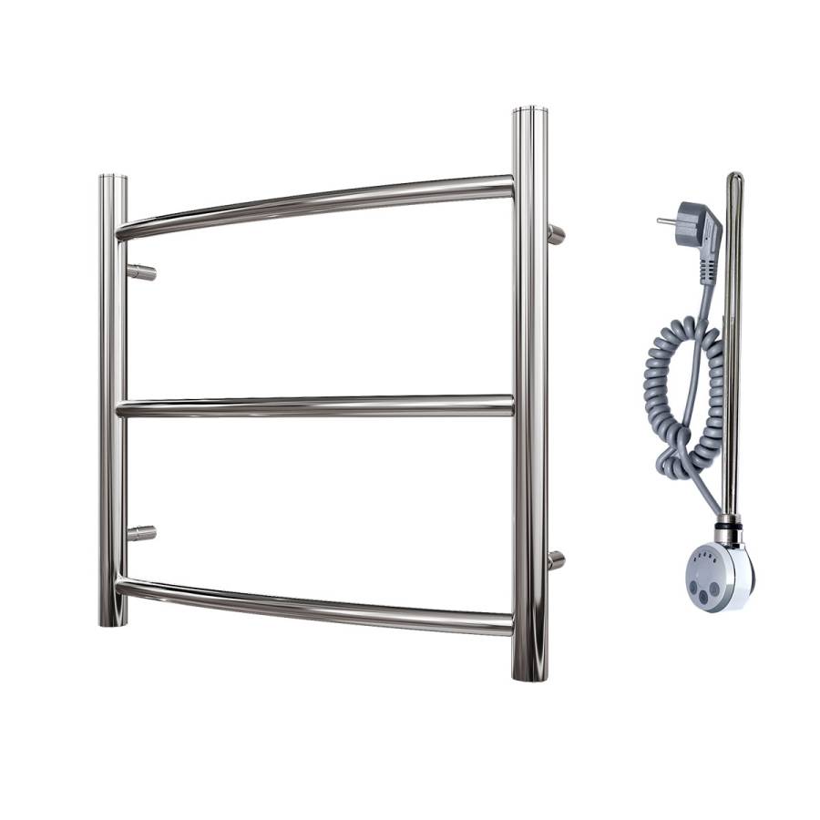 Полотенцесушитель электрический Point Афина PN04155E П3 500x500 левый/правый, хром Полотенцесушитель электрический Point Афина PN04155E П3 500x500 левый/правый, хром