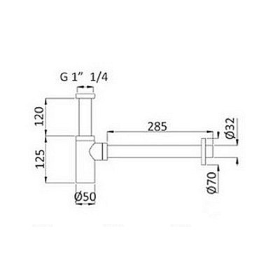 CZR-B-SMT-BIO Сифон под раковину, исполнение белый матовый CZR-B-SMT-BIO Сифон под раковину, исполнение белый матовый