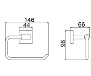 Бумагодержатель Timo Selene Black 12041/03 Бумагодержатель Timo Selene Black 12041/03