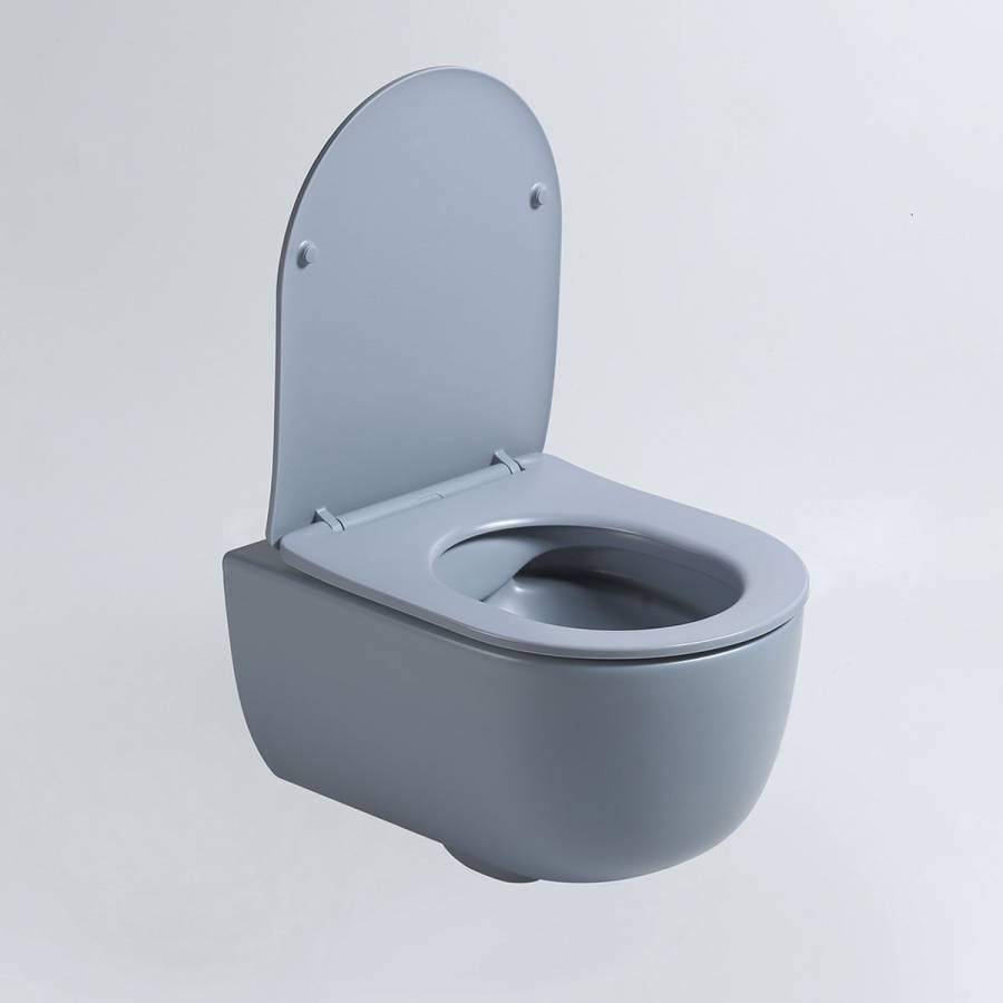 Унитаз подвесной Evo VT1-34SMO безободковый, цвет океан матовый, ультратонкое soft-close сиденье Унитаз подвесной Evo VT1-34SMO безободковый, цвет океан матовый, ультратонкое soft-close сиденье