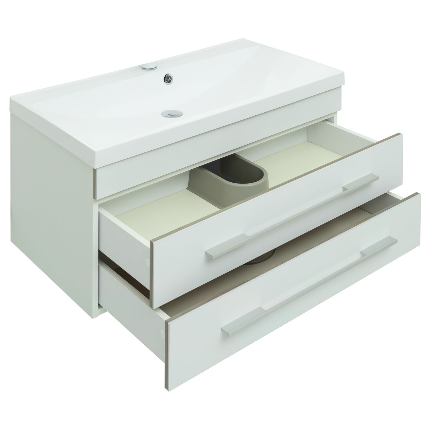 Мебель для ванной Aquanet Верона 90 белый матовый Мебель для ванной Aquanet Верона 90 белый матовый