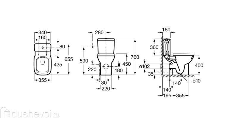 Roca Debba 34299700Y чаша Roca Debba 34299700Y чаша