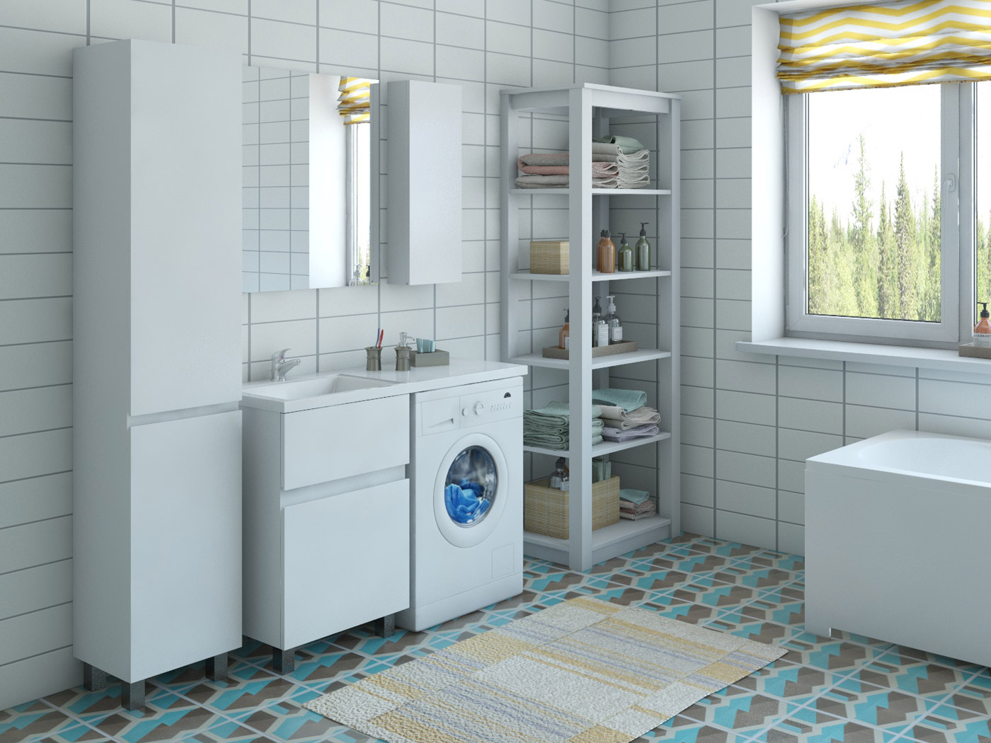 Комплект мебели Dallas Luxe 1500х482 правосторонний напольный 2 ящика (ШхГхВ) 848х476х860 Комплект мебели Dallas Luxe 1500х482 правосторонний напольный 2 ящика (ШхГхВ) 848х476х860