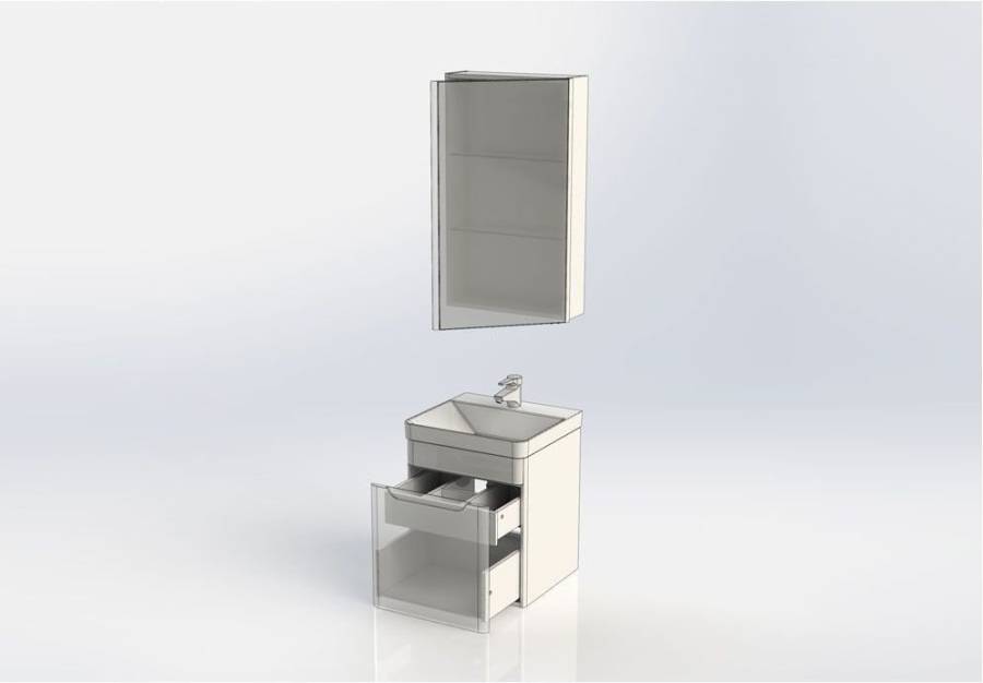 Мебель для ванной Aquanet София 50 белый Мебель для ванной Aquanet София 50 белый