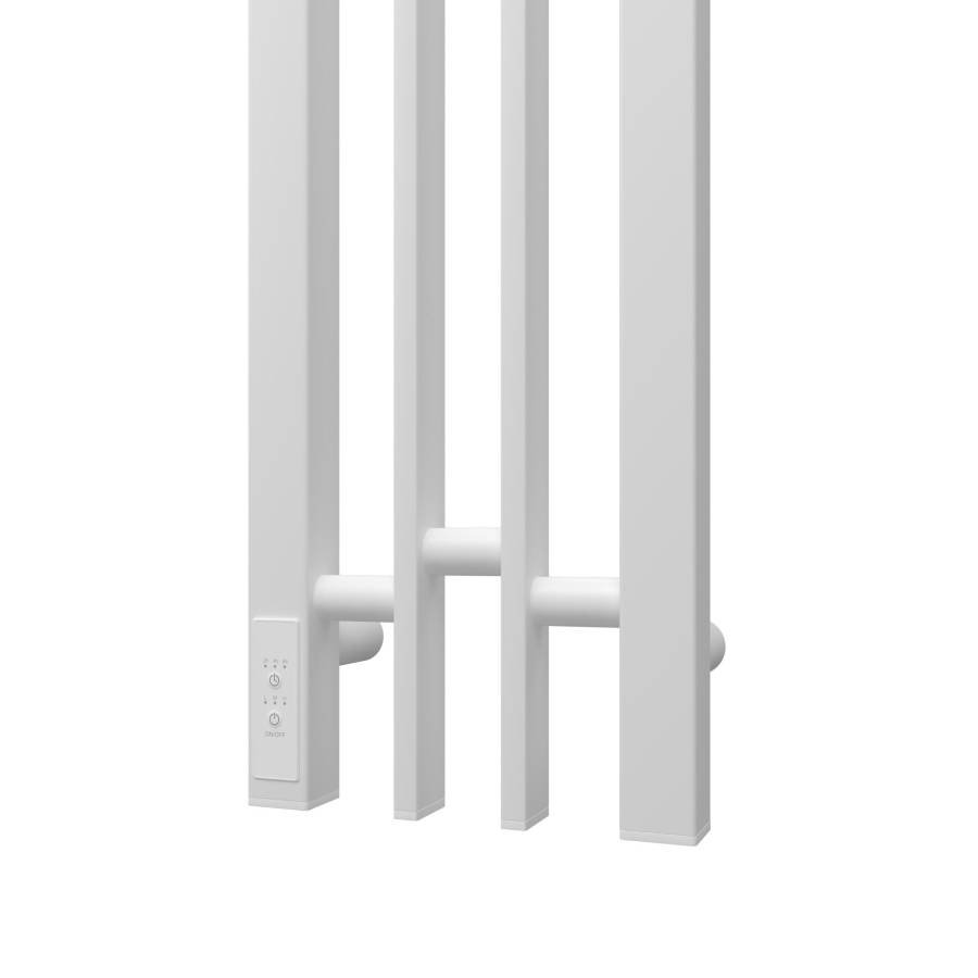 Полотенцесушитель электрический Point Фрея PN20728W П2 140x800 диммер слева, белый Полотенцесушитель электрический Point Фрея PN20728W П2 140x800 диммер слева, белый