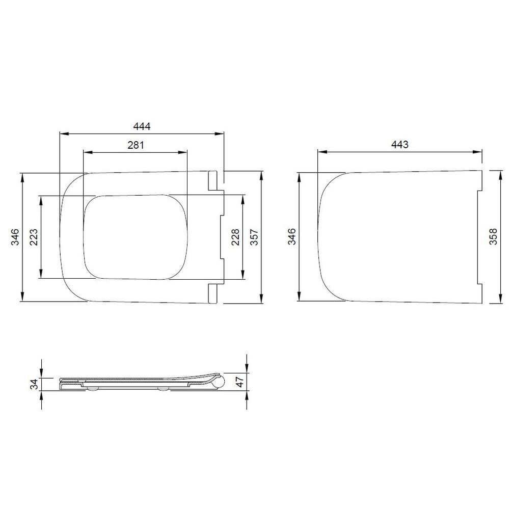 Крышка-сиденье для унитаза Allen Brau Infinity 4.21014.31 черный матовый Крышка-сиденье для унитаза Allen Brau Infinity 4.21014.31 черный матовый