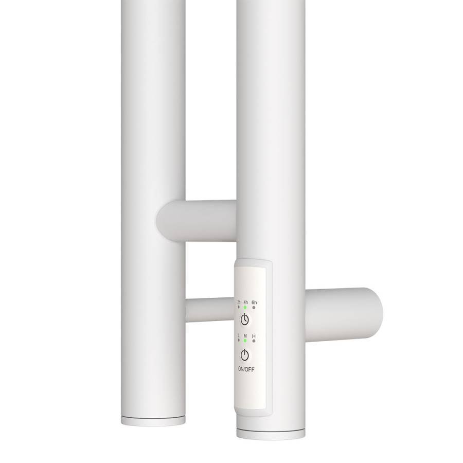 Полотенцесушитель электрический Point Деметра PN12812W П3 80x1200 диммер справа, белый Полотенцесушитель электрический Point Деметра PN12812W П3 80x1200 диммер справа, белый