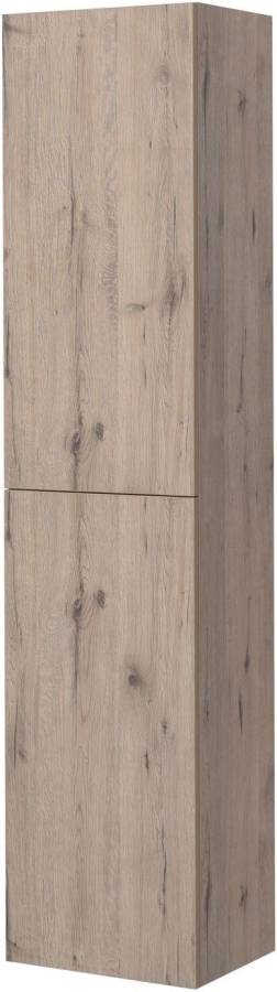 Пенал Aquanet Алвита New 35 дуб веллингтон белый Пенал Aquanet Алвита New 35 дуб веллингтон белый